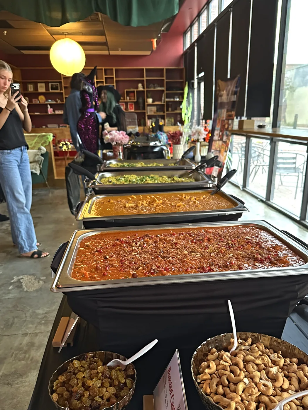A catered spread at a Gainesville event