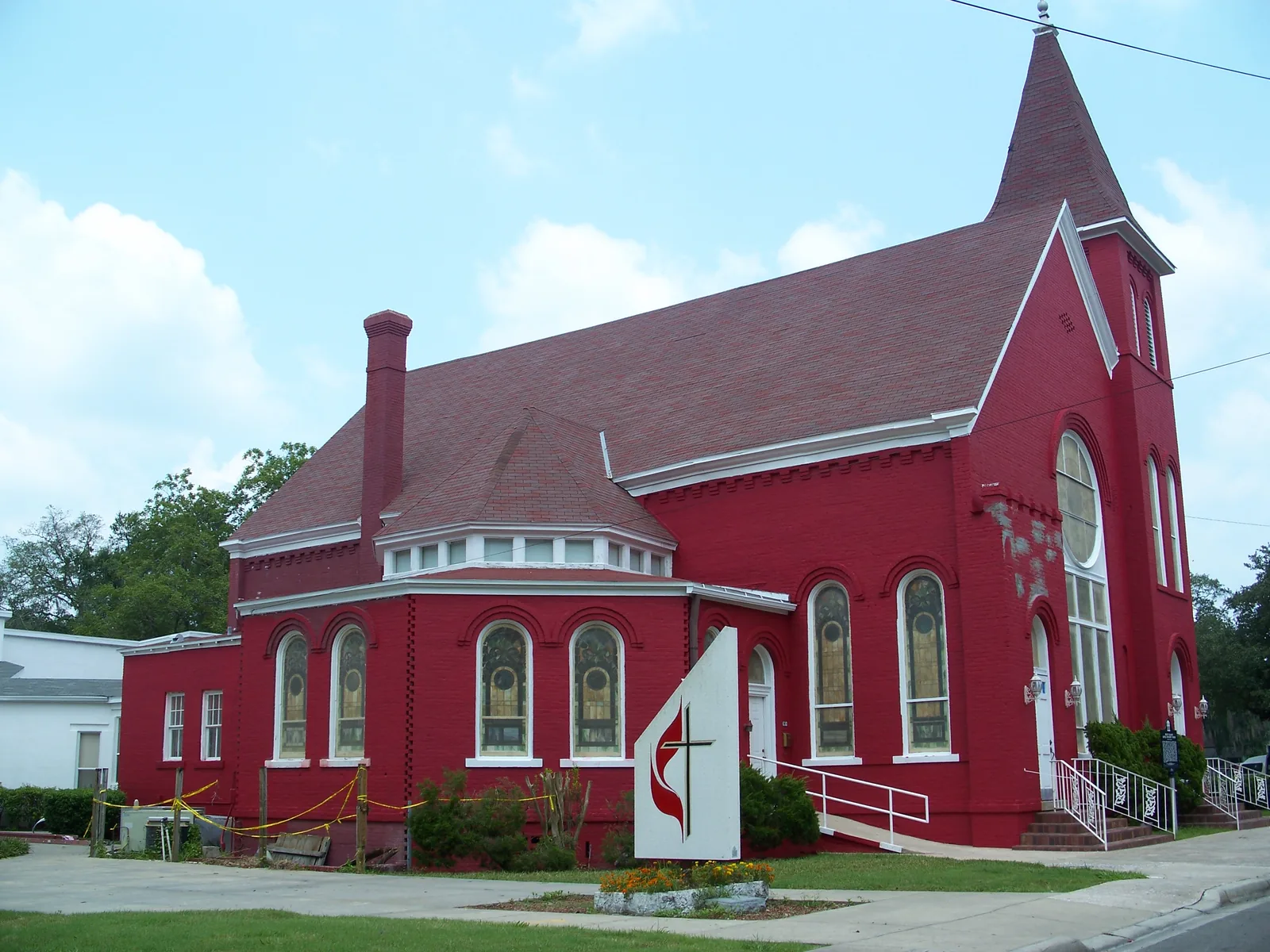 Mount Pleasant United Methodist Church in the Pleasant Street Historic District, Gainesville