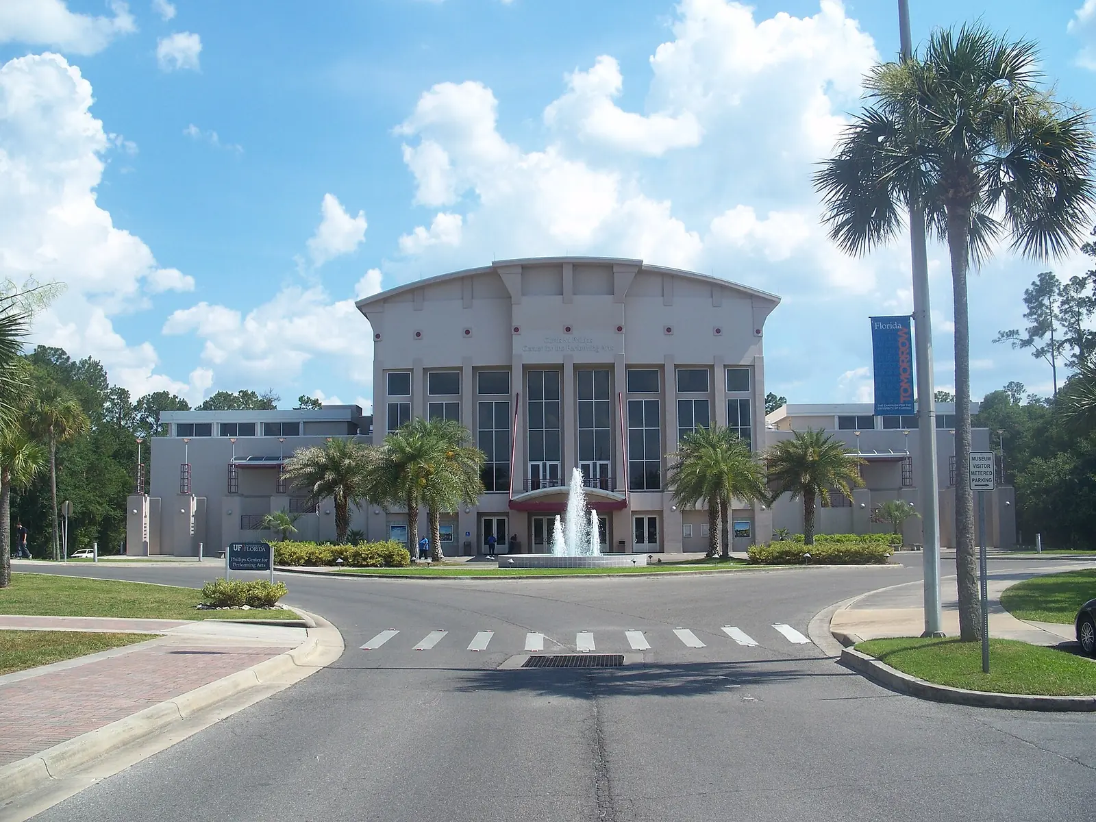 The Curtis M. Phillips Center for the Performing Arts on Hull Road at the University of Florida, where Dance Alive stages The Nutcracker.