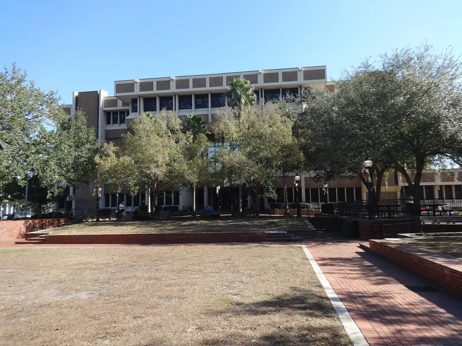 The Alachua County Courthouse Family and Civil Justice Center in downtown Gainesville.