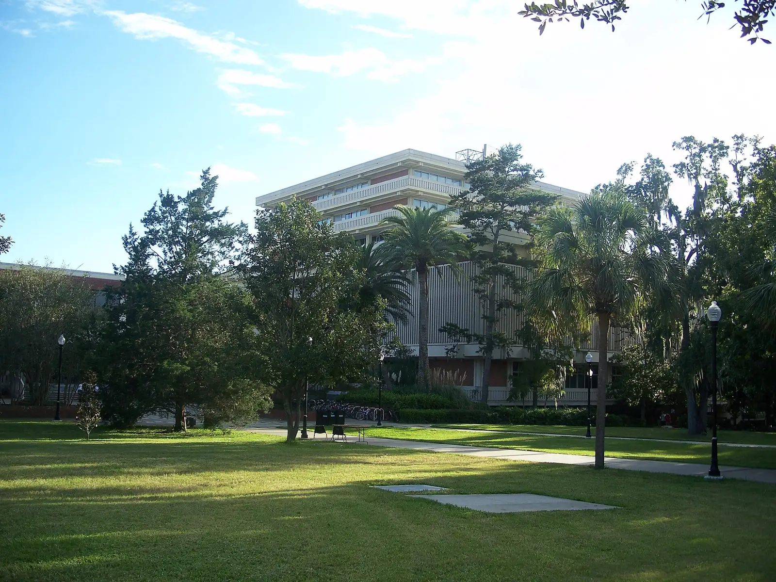The J. Wayne Reitz Union on the University of Florida campus in Gainesville, one of Alachua County's eight early voting sites.